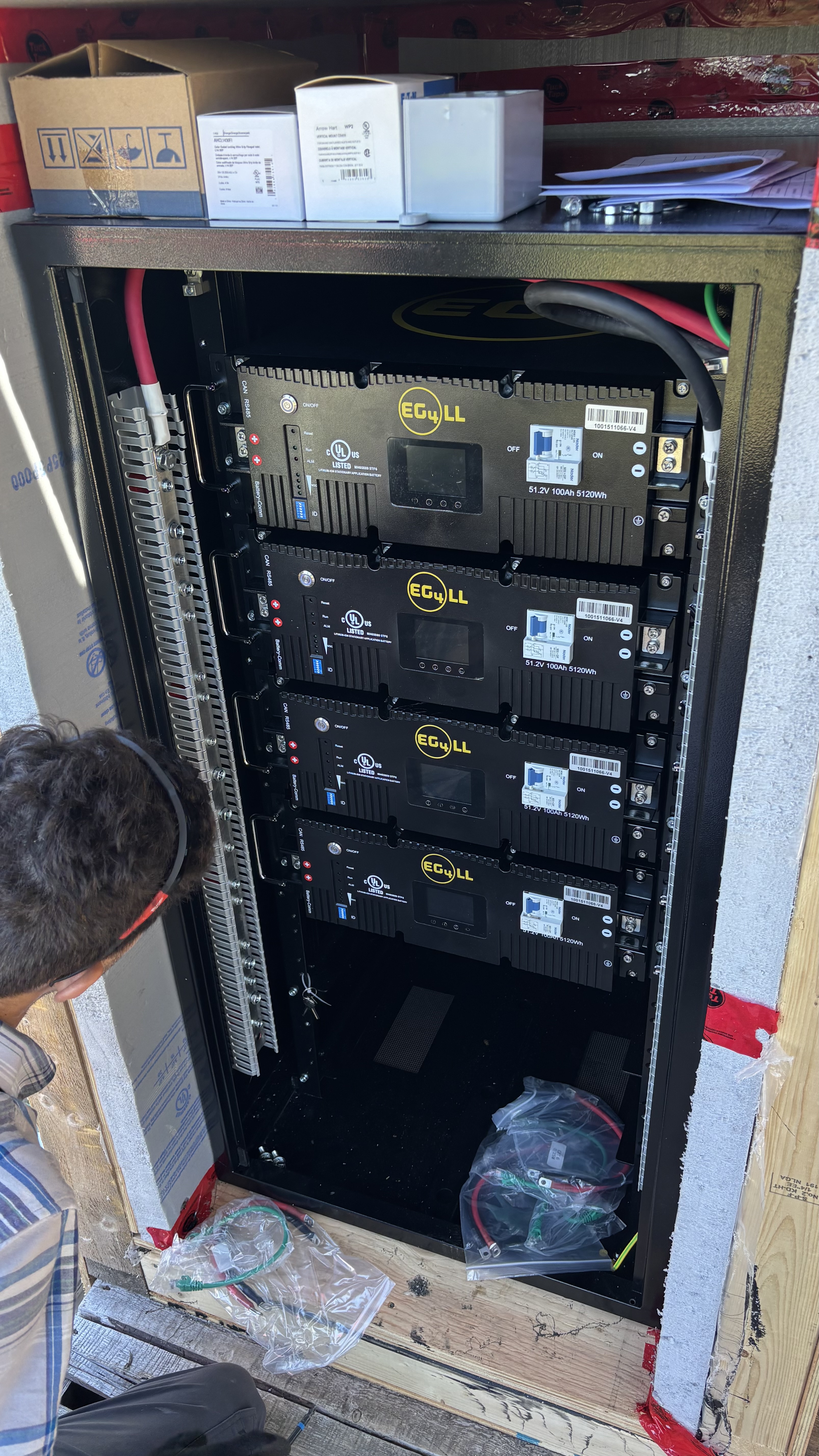 400Ah Battery for off-Grid Cottage